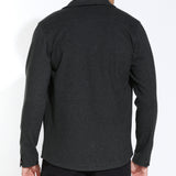 BENNETT | shirt jacket | heather charcoal