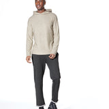 WOLFE | waffle knit hoodie | heather khaki