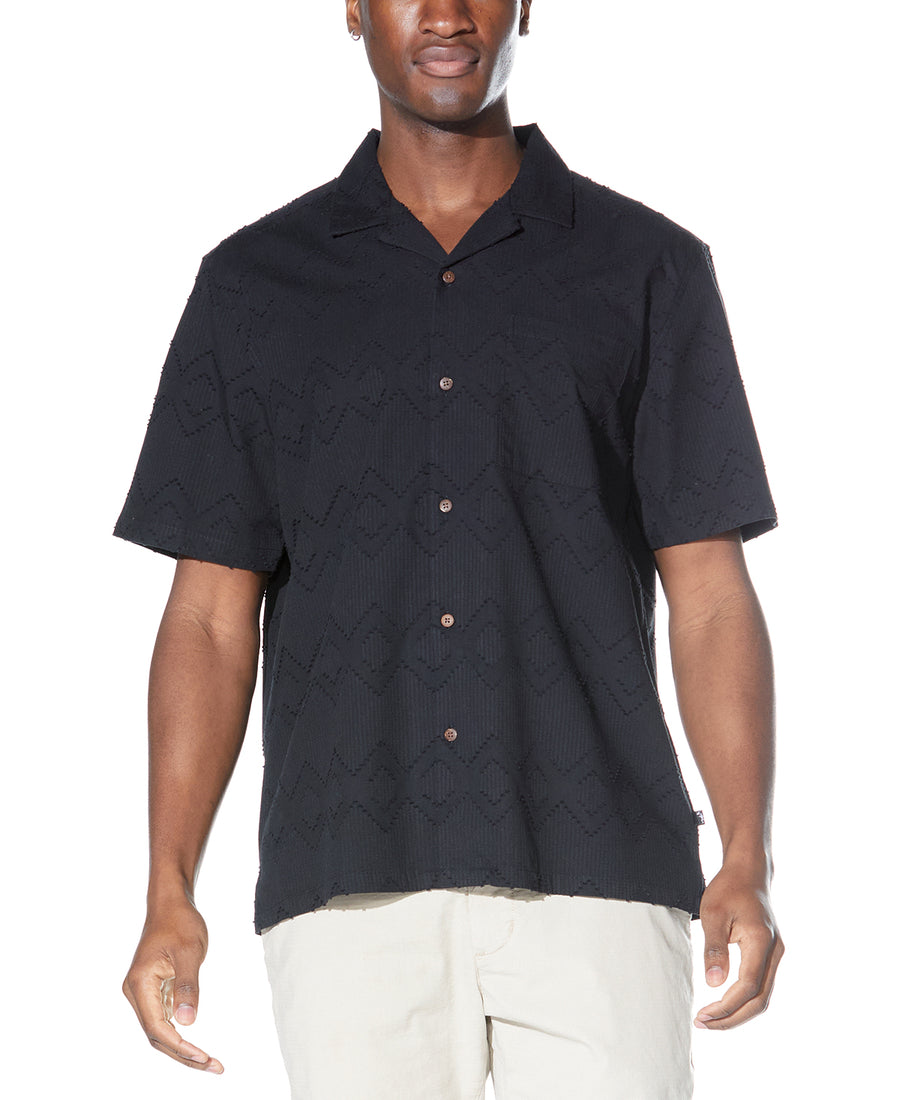 Zapata Relaxed Fit Resort Shirt (Black)