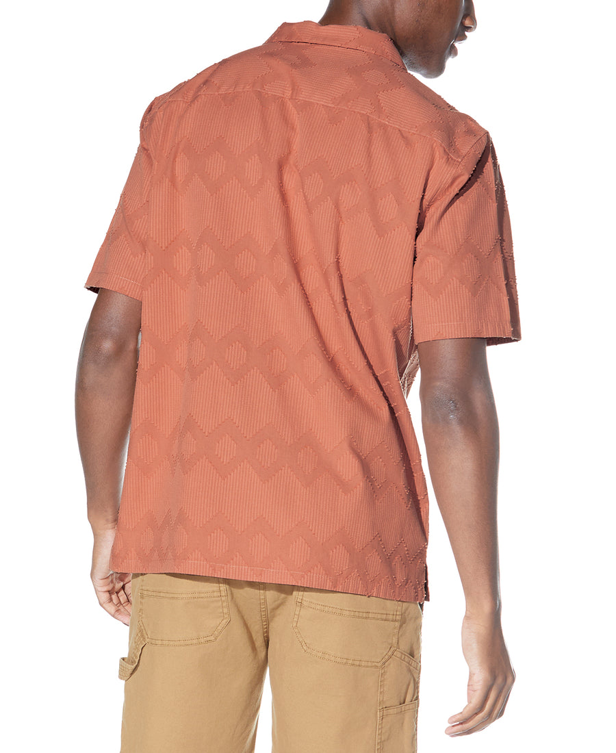 Zapata Relaxed Fit Resort Shirt (Rust)