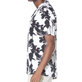 CAYMAN | printed resort shirt | white