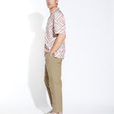 MISSION | relaxed fit printed resort shirt | mauve