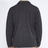 DULUTH | knit chore jacket | heather black