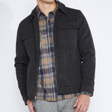 DEREK | trucker jacket | heather black