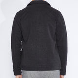 DEREK | trucker jacket | heather black