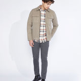 DEREK | trucker jacket | heather khaki