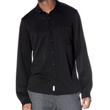 NICK | knit shirt | black
