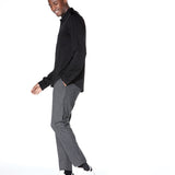 NICK | knit shirt | black