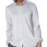NICK | knit shirt | heather gray