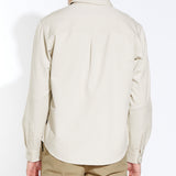 ERNST | relaxed fit long sleeve shirt | ecru