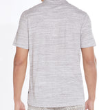 BRIDGEPORT | knit resort shirt | heather mink