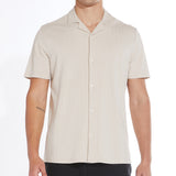 DAWSON | knit resort shirt | beige