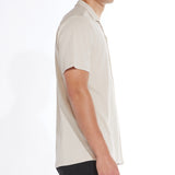 DAWSON | knit resort shirt | beige