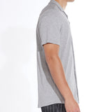 DAWSON | knit resort shirt | heather gray