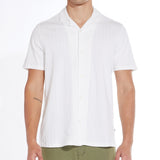 DAWSON | knit resort shirt | white