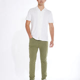 DAWSON | knit resort shirt | white