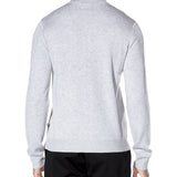 LUIGI | sweater knit camp shirt | heather gray