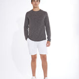 WESTY | 10" pull on cargo short | white