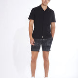 HOLBROOK | 7" lounge short | black