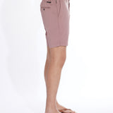 LUCAS | 6" tailored waist tab short | mauve
