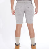 RUSSELL | 8.5" cargo jogger short | light gray