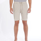 RUSSELL | 8.5" cargo jogger short | stone
