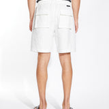 DAMON | 9" relaxed fit utility short | parchment