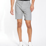 CHARLIE | 8" new classic fit knit short | heather gray
