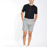 CHARLIE | 8" new classic fit knit short | heather gray