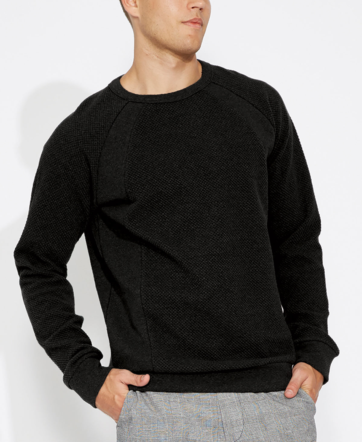 – (Black) CIVIL Sweatshirt Pullover Maxson Raglan SOCIETY