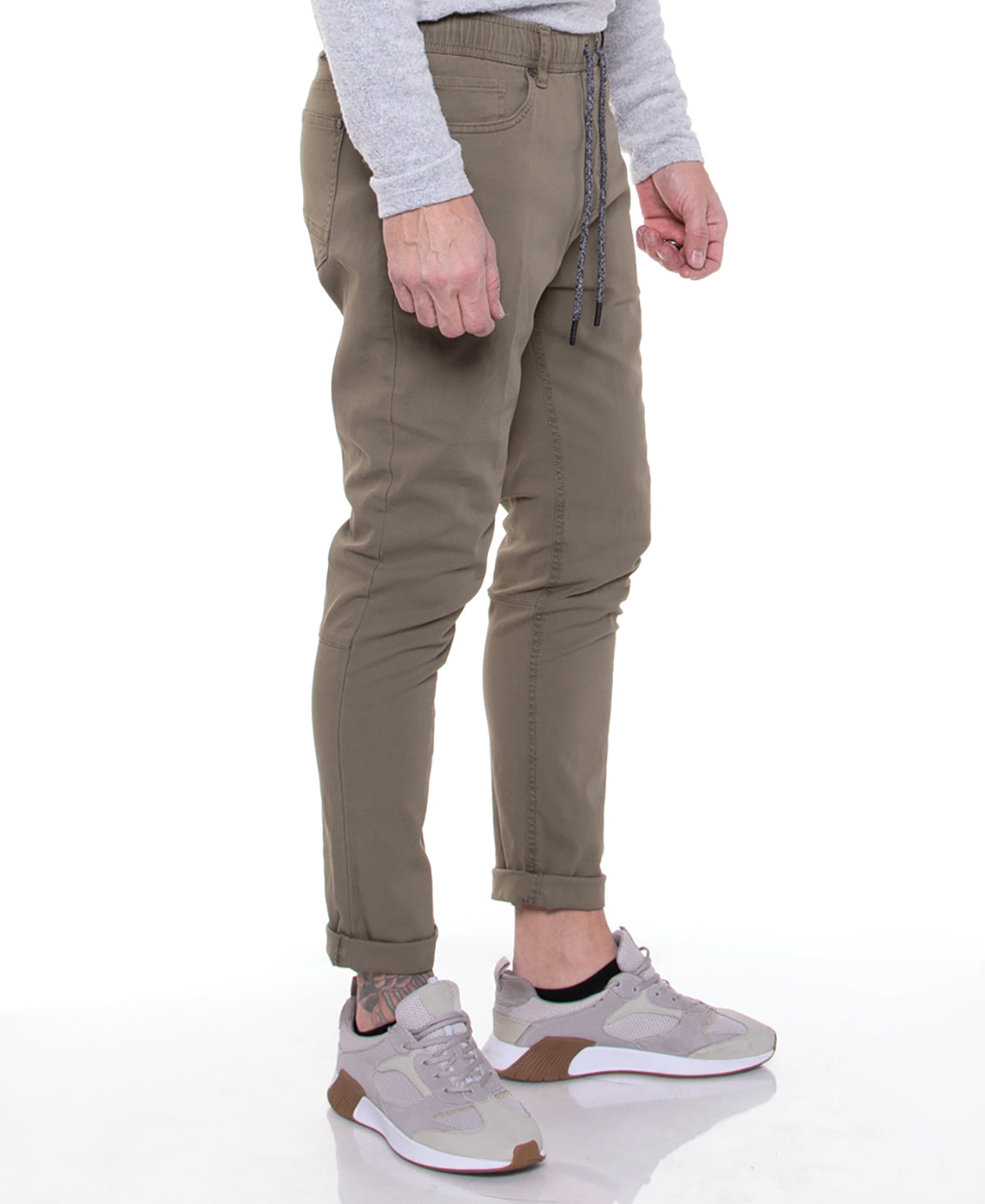 Edwin Slouch Pants (Olive) CIVIL SOCIETY