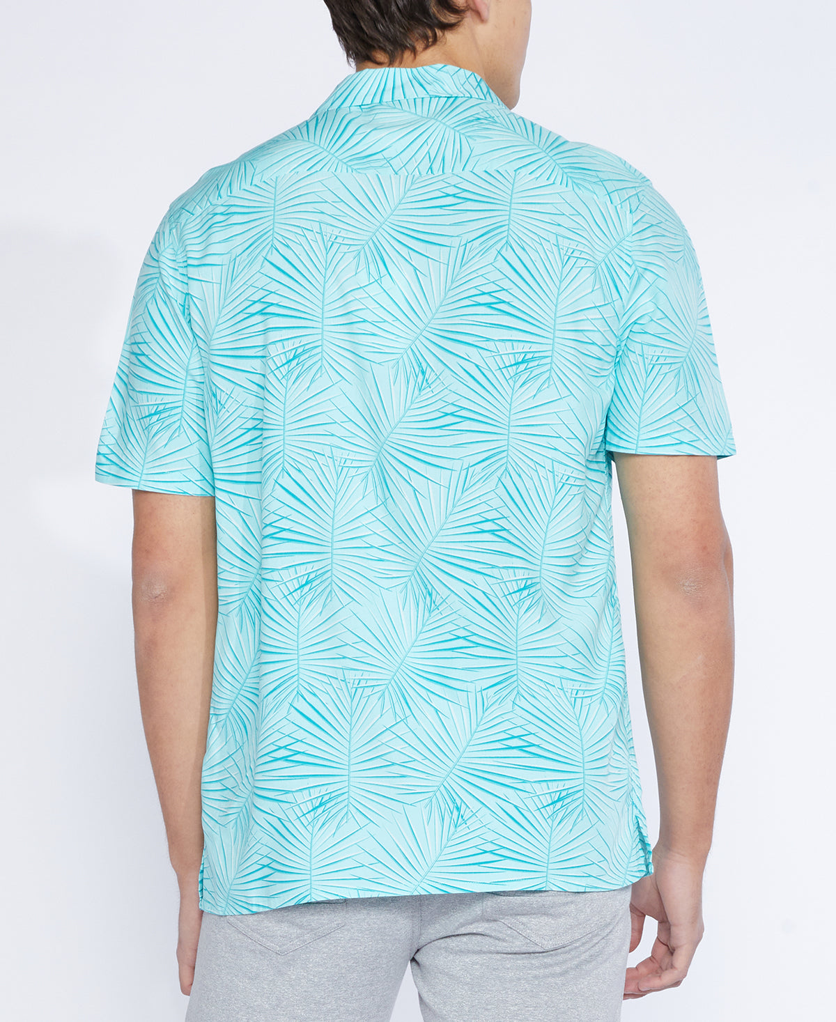 Shirt CIVIL (Turquoise) Printed – Frond SOCIETY Resort