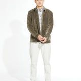 DULUTH | velvet chore jacket | dark olive