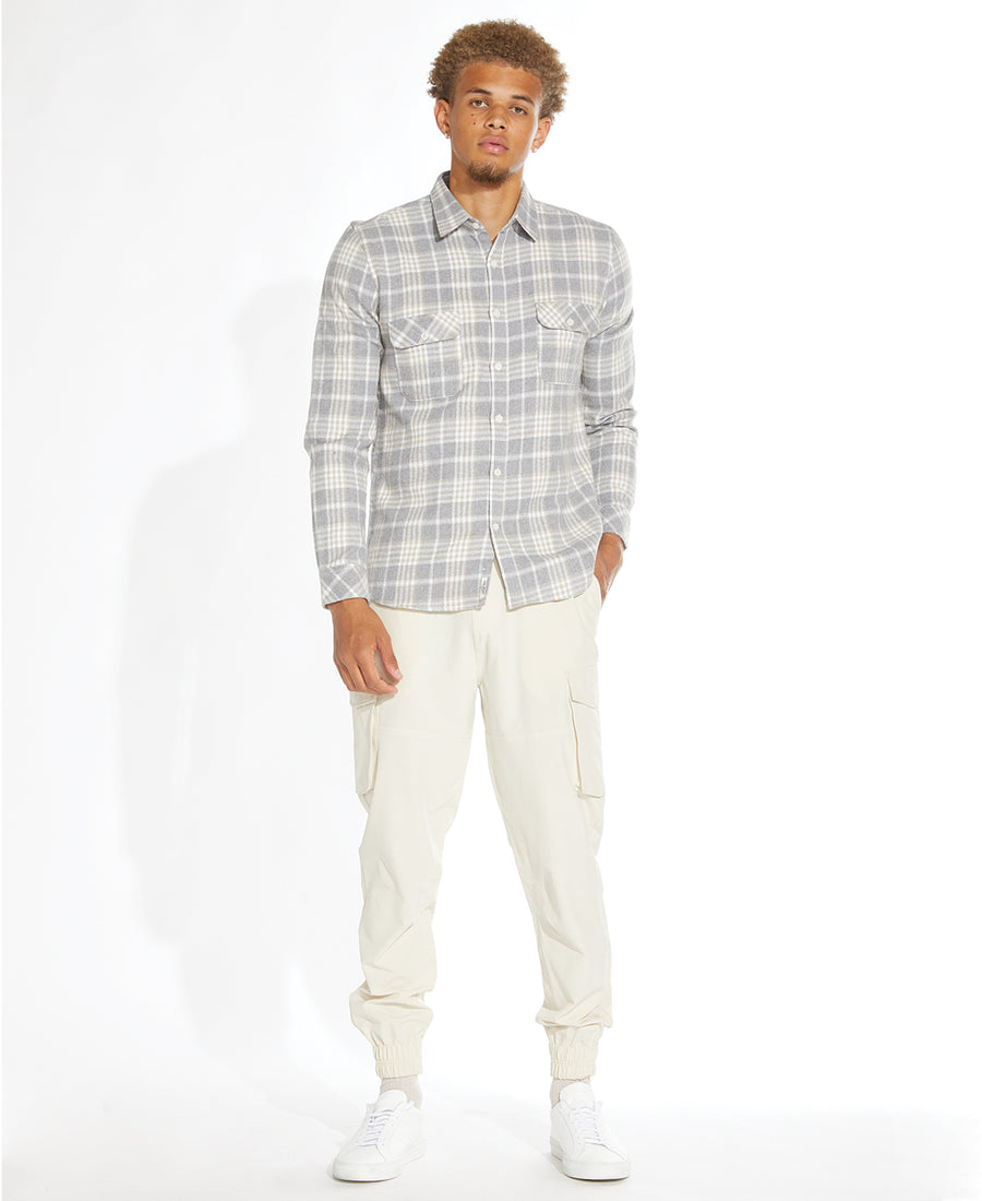 Ayers Flannel Shirt (Heather Gray)