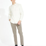 DURBIN | relaxed fit shirt jacket | cream