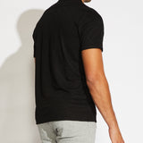 PARKER | knit resort shirt | black