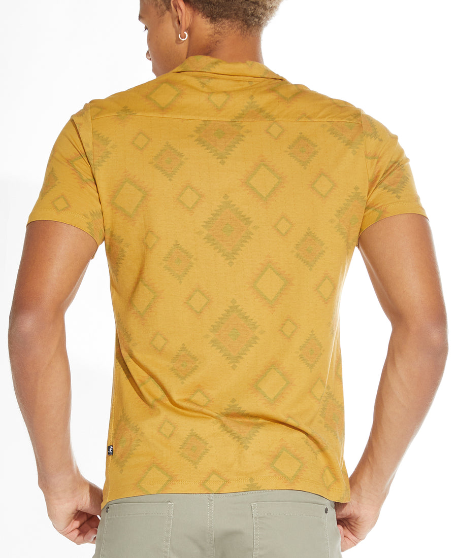 Rico Knit Resort Shirt (Mustard)
