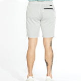 HORRACE | 8.5" pull on short | light gray