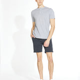 TEMPLETON | 8.5" piqué knit tailored short | heather charcoal