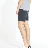 TEMPLETON | 8.5" piqué knit tailored short | heather charcoal
