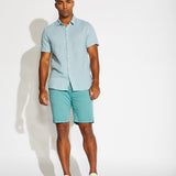 CAMPUS | 8.5" stretch ripstop short | lagoon