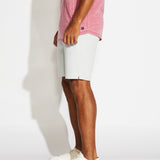 BLAKE | 8.5" herringbone knit short | light gray