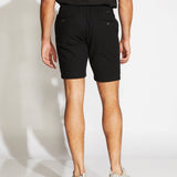 CASABLANCA | 8.5" linen tailored short | black