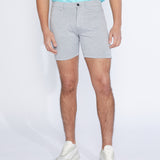 KEITH | 6" tailored short | heather gray