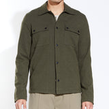 BENNETT | shirt jacket | dark olive