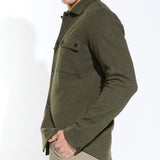BENNETT | shirt jacket | dark olive