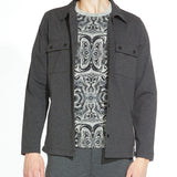 Bennett Heavy Knit Jacket (Heather Charcoal)