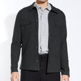 BENNETT | shirt jacket | heather charcoal
