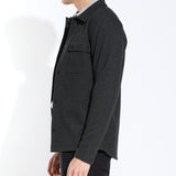 BENNETT | shirt jacket | heather charcoal