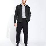 BENNETT | shirt jacket | heather charcoal